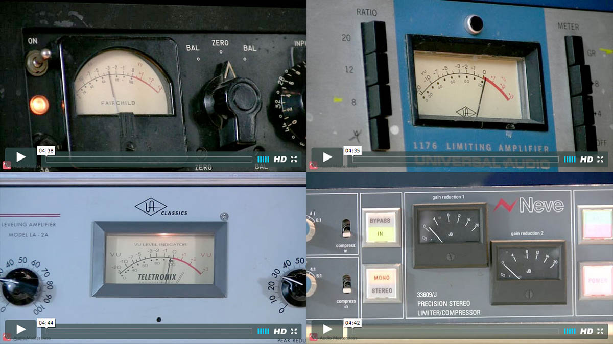 Four Classic Compressors on Female Vocal